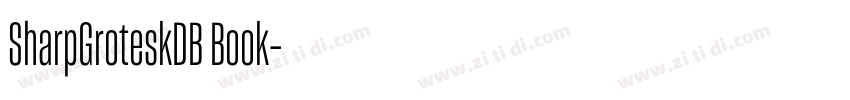 SharpGroteskDB Book字体转换